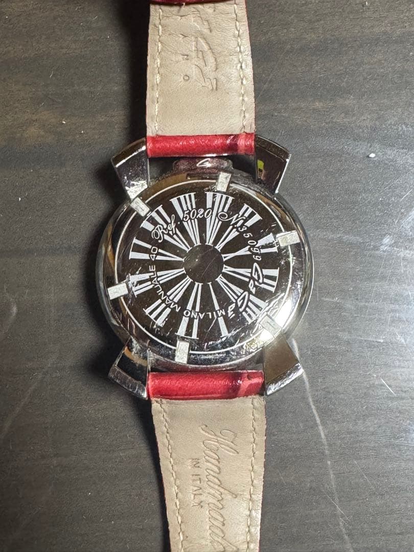 M*y様 ガガミラノ 赤バンド 正規品