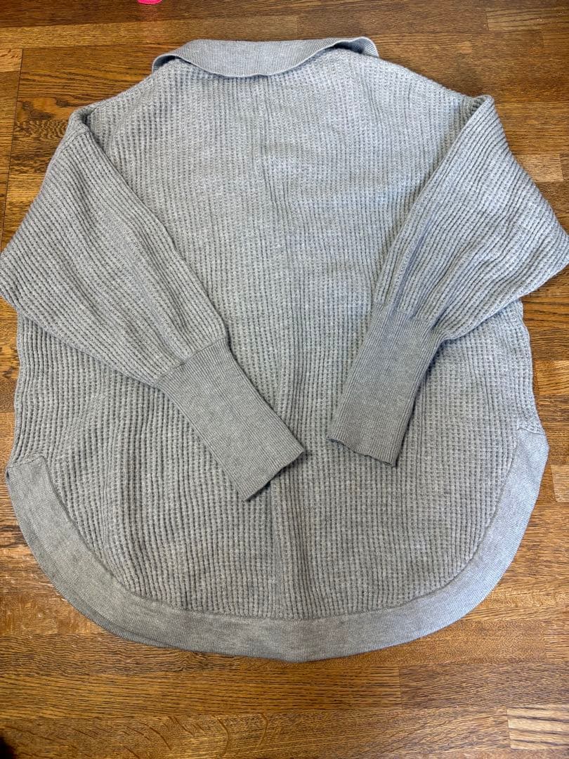 ETRE TOKYO スキッパーサーマルプルオーバー トップス グレー