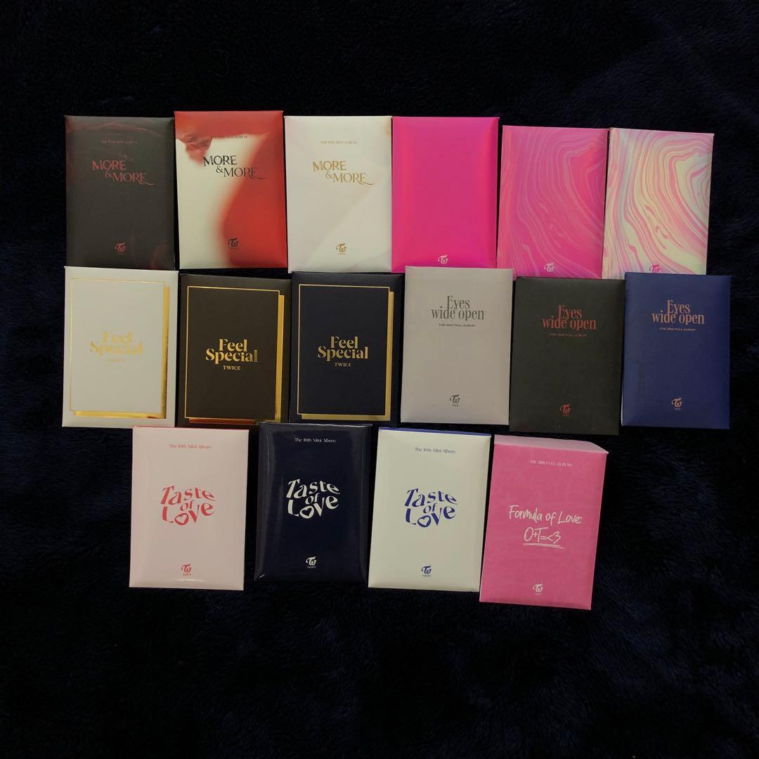 TWICE アルバムまとめ売り 豪華特典 トレカ 初回特典 美品 CD レア
