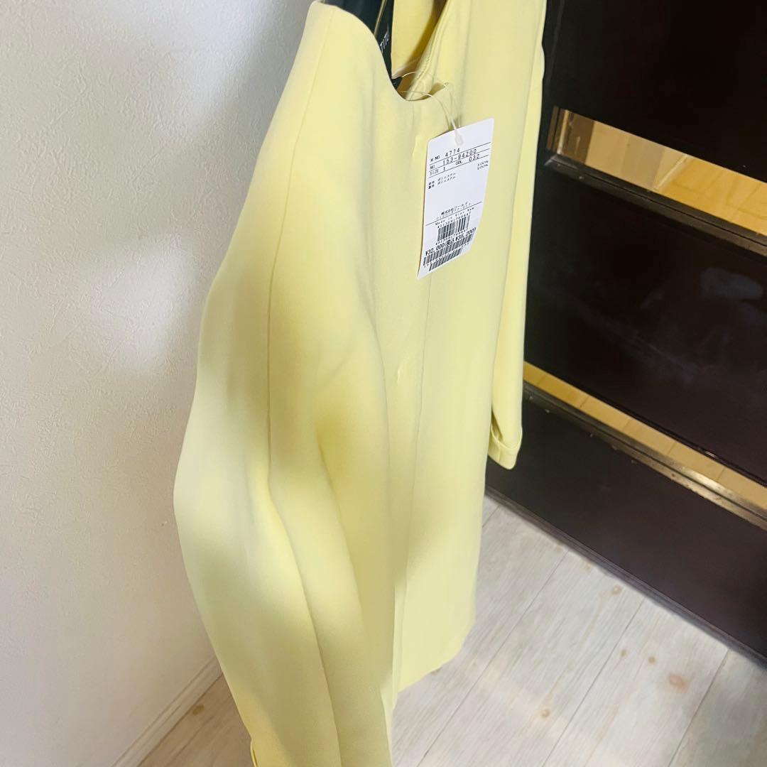 新品☆UNTITLEDドライエアクロスノーカラーコート/アナイ、セオリー、23区