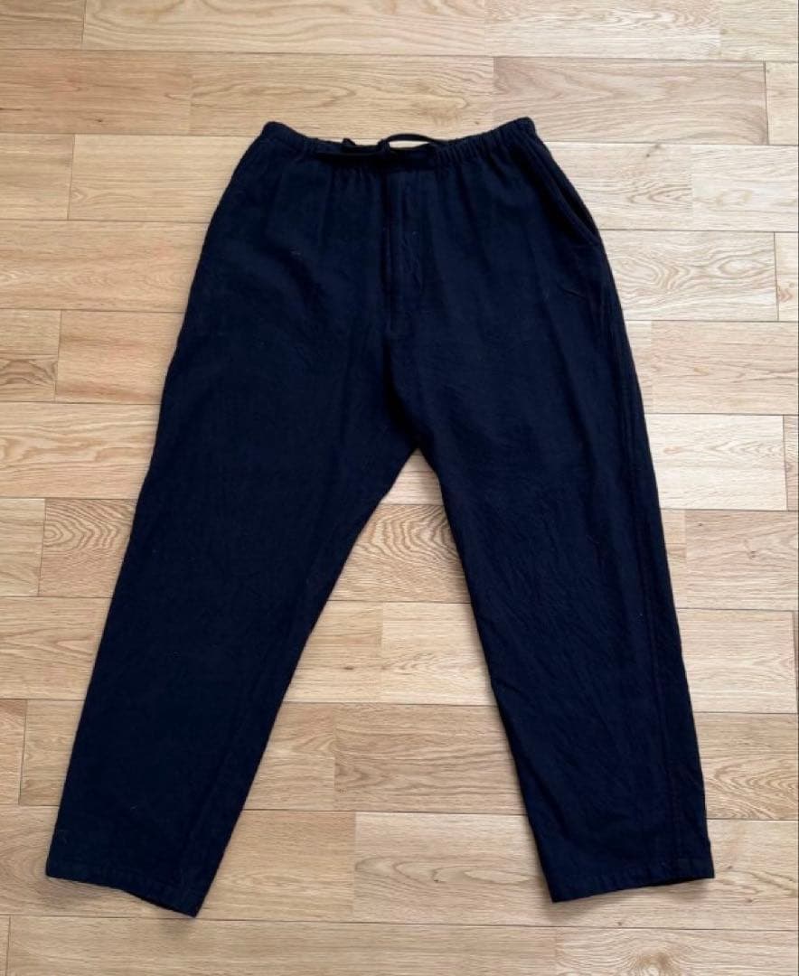 COMOLI コモリ 22AW リファインウール ドローストリングパンツ　1