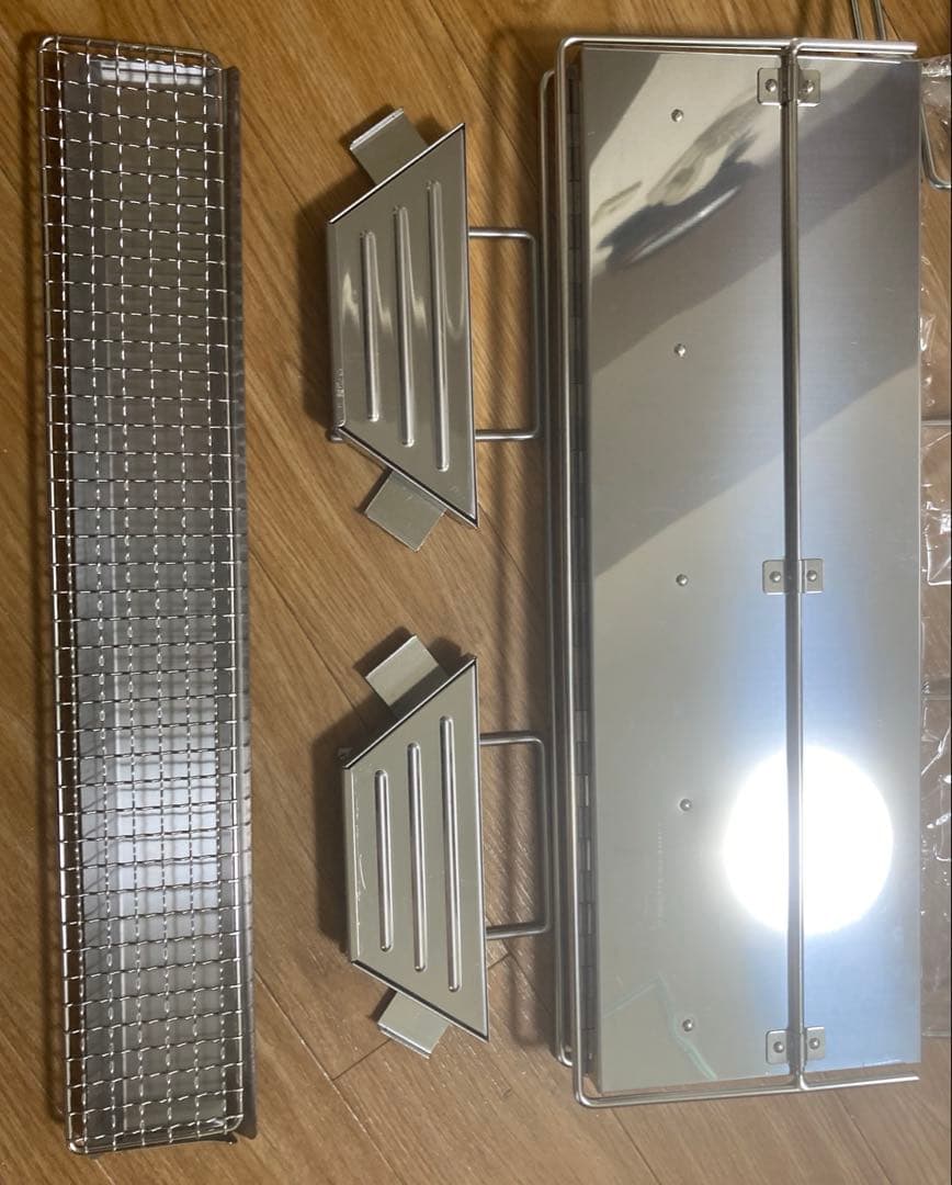 ユニセラtg-iiiロング+あぶり台＆網、ブリッジ、サイドトレー、UFケース