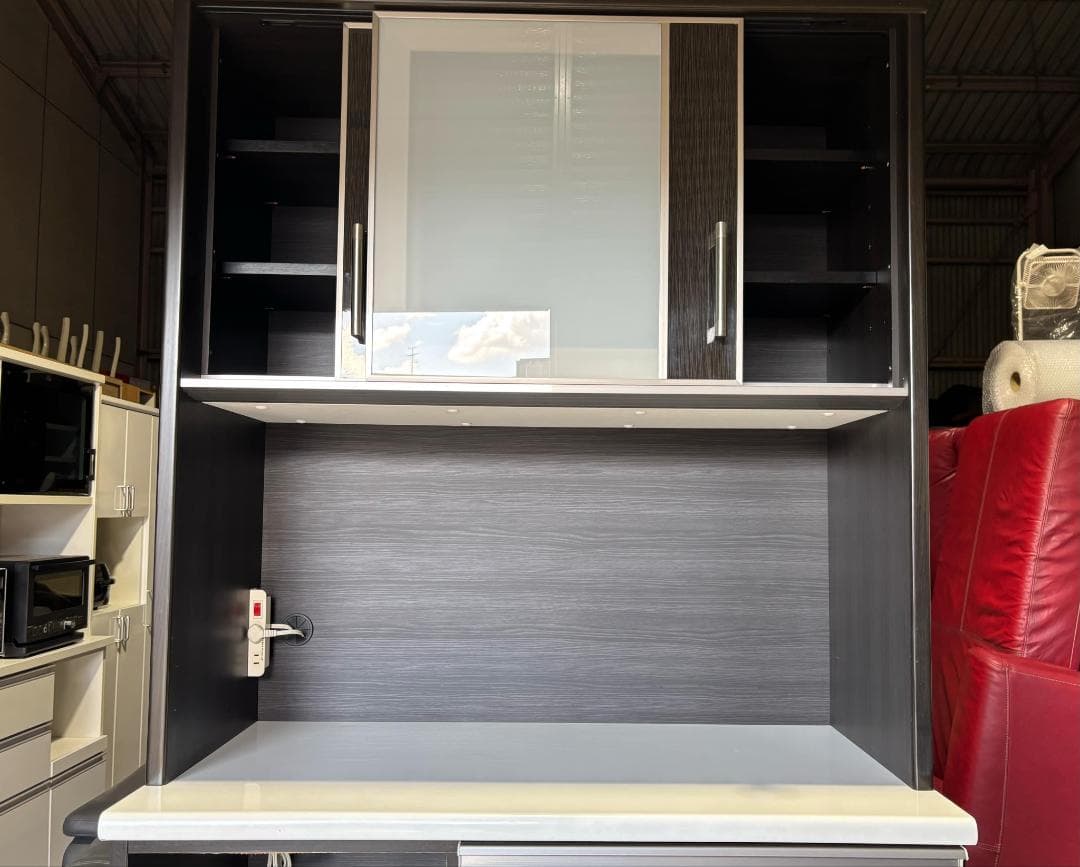 ひで NITORI ニトリ ポスティアシリーズ 幅105cmキッチンボード