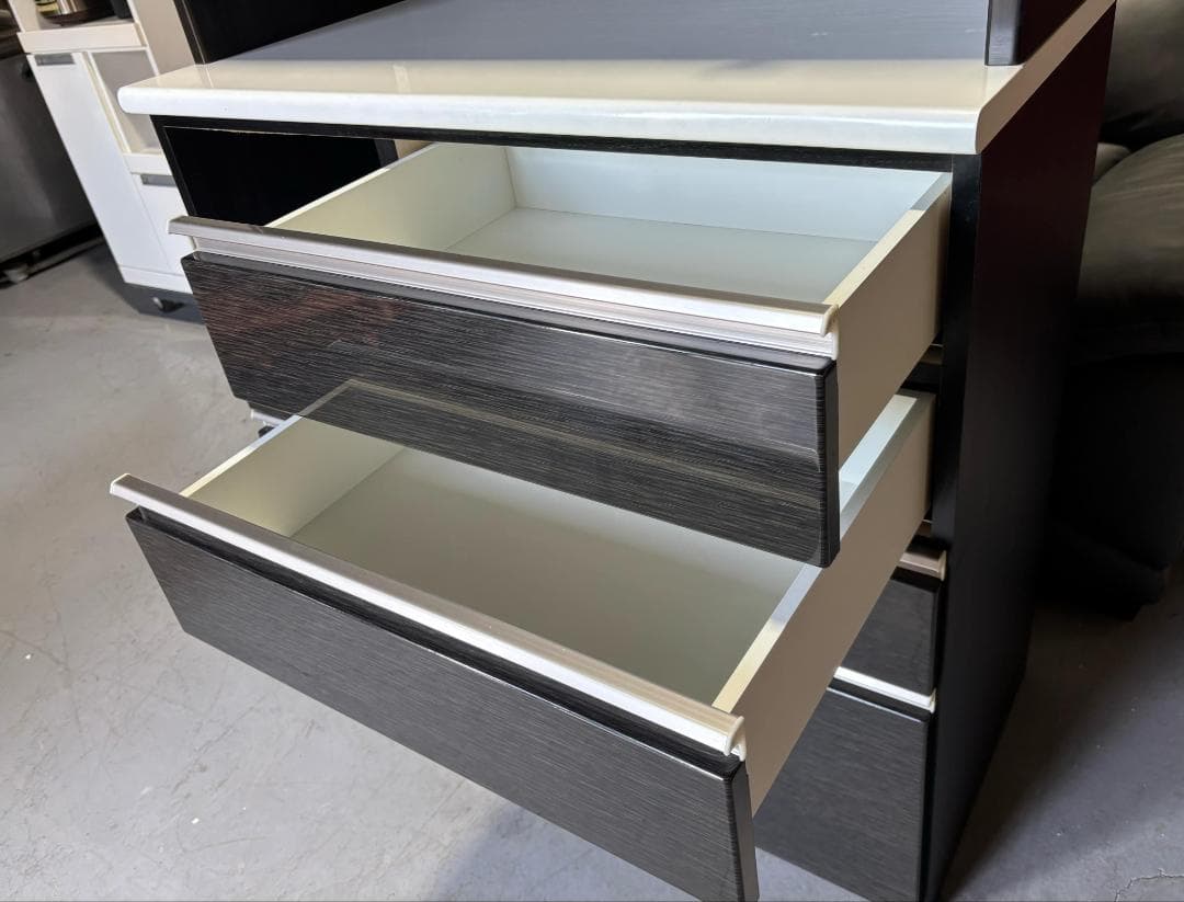 ひで NITORI ニトリ ポスティアシリーズ 幅105cmキッチンボード