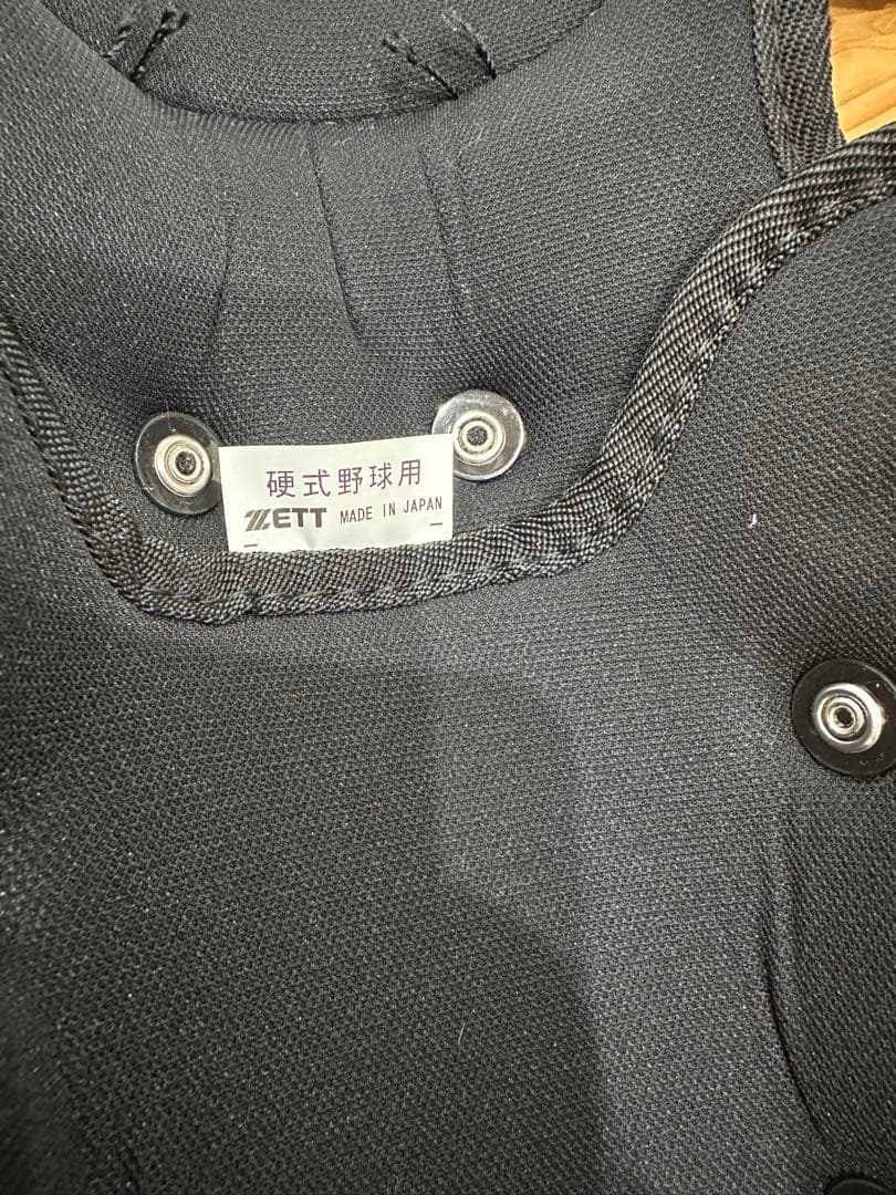 硬式野球キャッチャー用防具セット一式◆新品同様ブラックレガースプロテクター