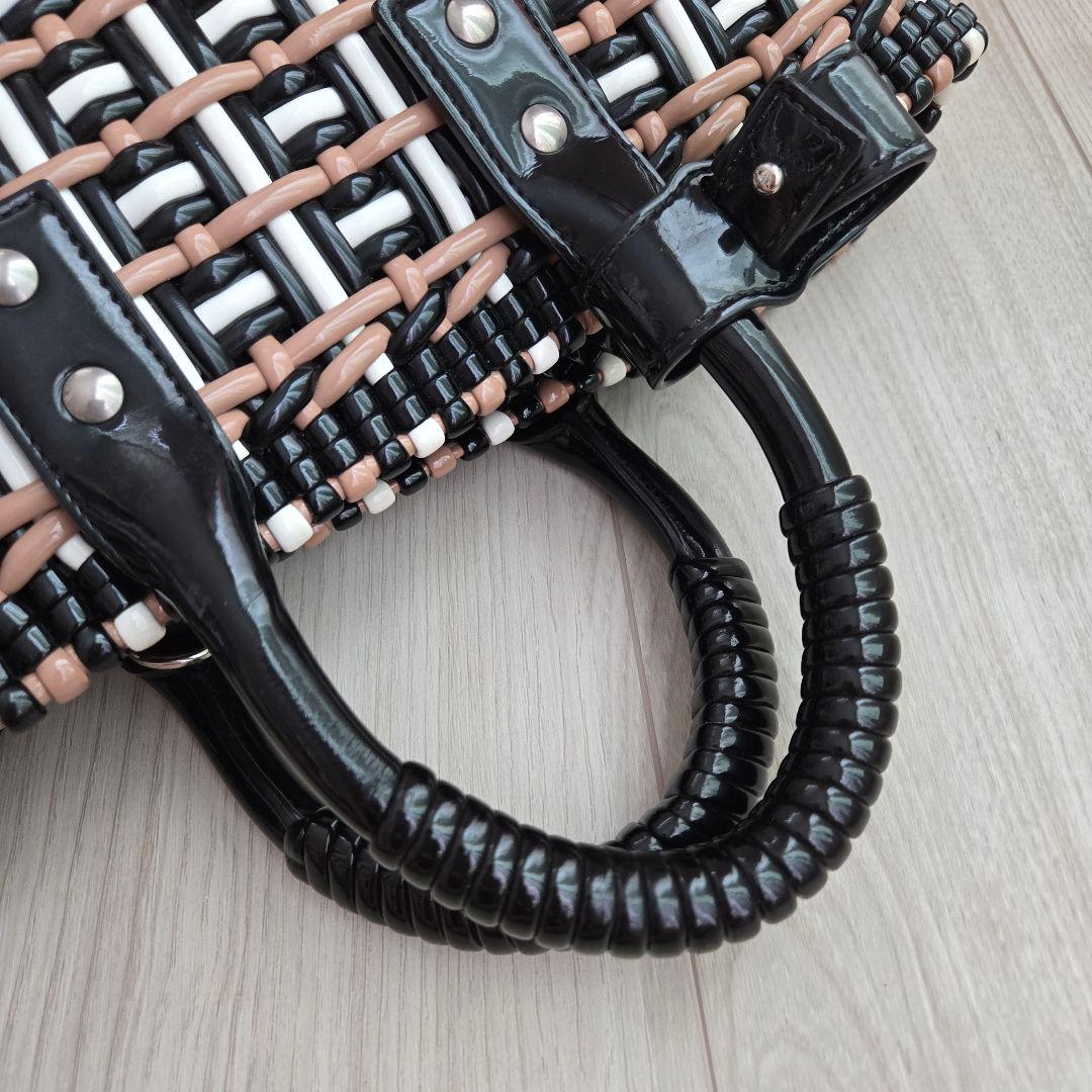 日本限定✨バレンシアガ ビストロ XS バスケット バッグ 2way エナメル