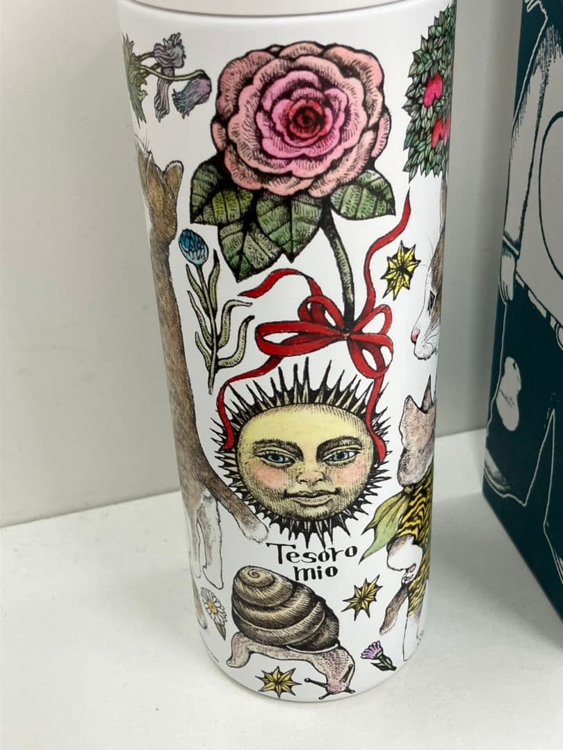 【ヒグチユウコ　スリムサーモステンレスボトル】BORIS　500ml