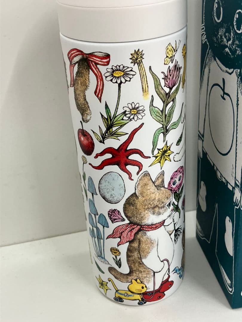 【ヒグチユウコ　スリムサーモステンレスボトル】BORIS　500ml