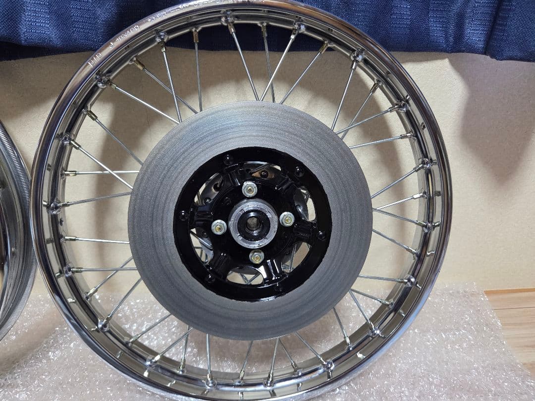 CB400F　前後ホイール　リムDID ・スポーク新品　ハブはバフ掛けヨンフォア