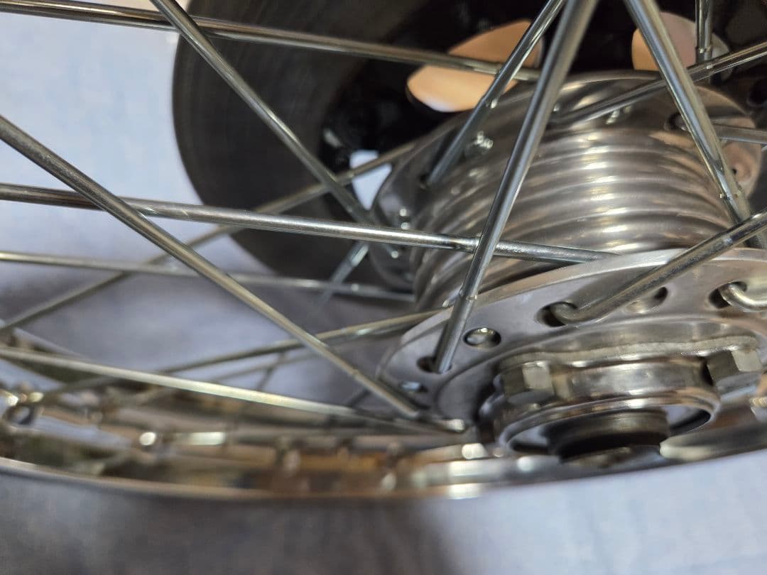 CB400F　前後ホイール　リムDID ・スポーク新品　ハブはバフ掛けヨンフォア