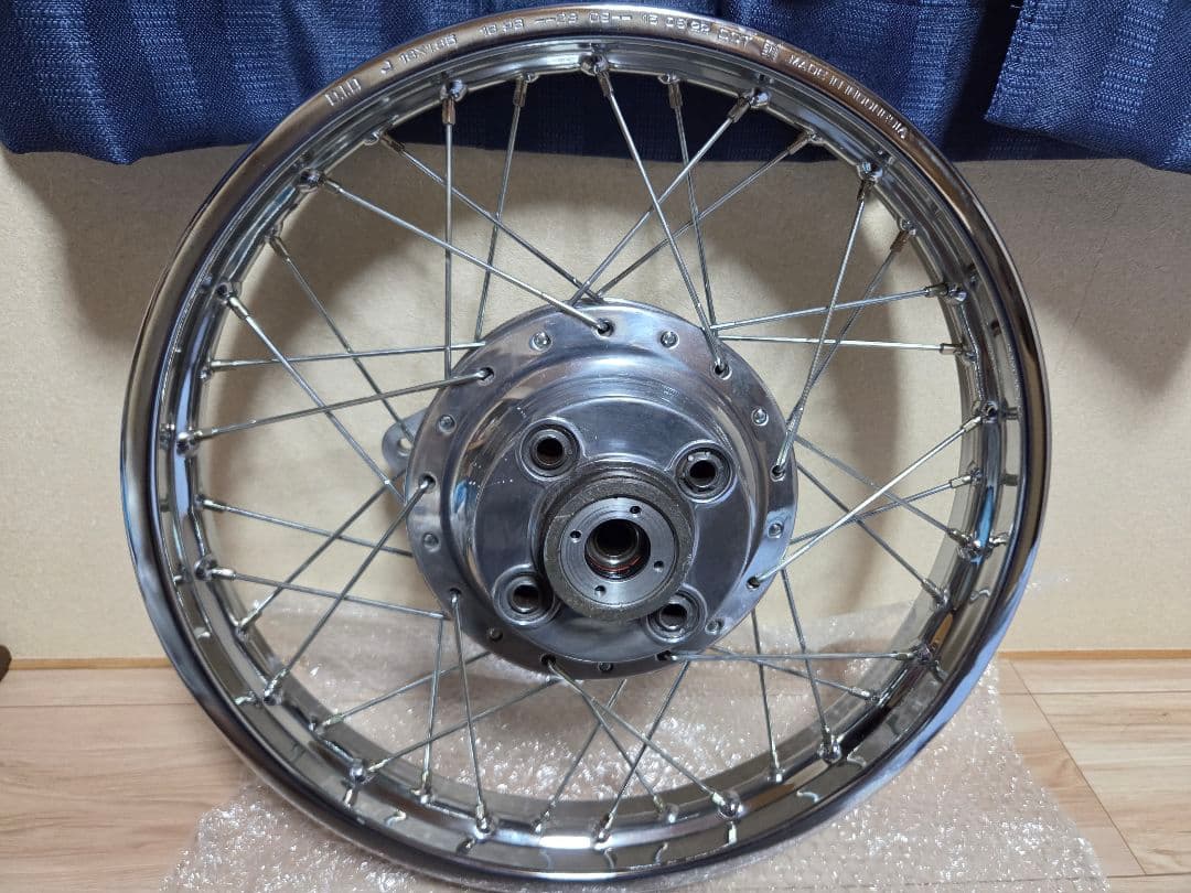 CB400F　前後ホイール　リムDID ・スポーク新品　ハブはバフ掛けヨンフォア