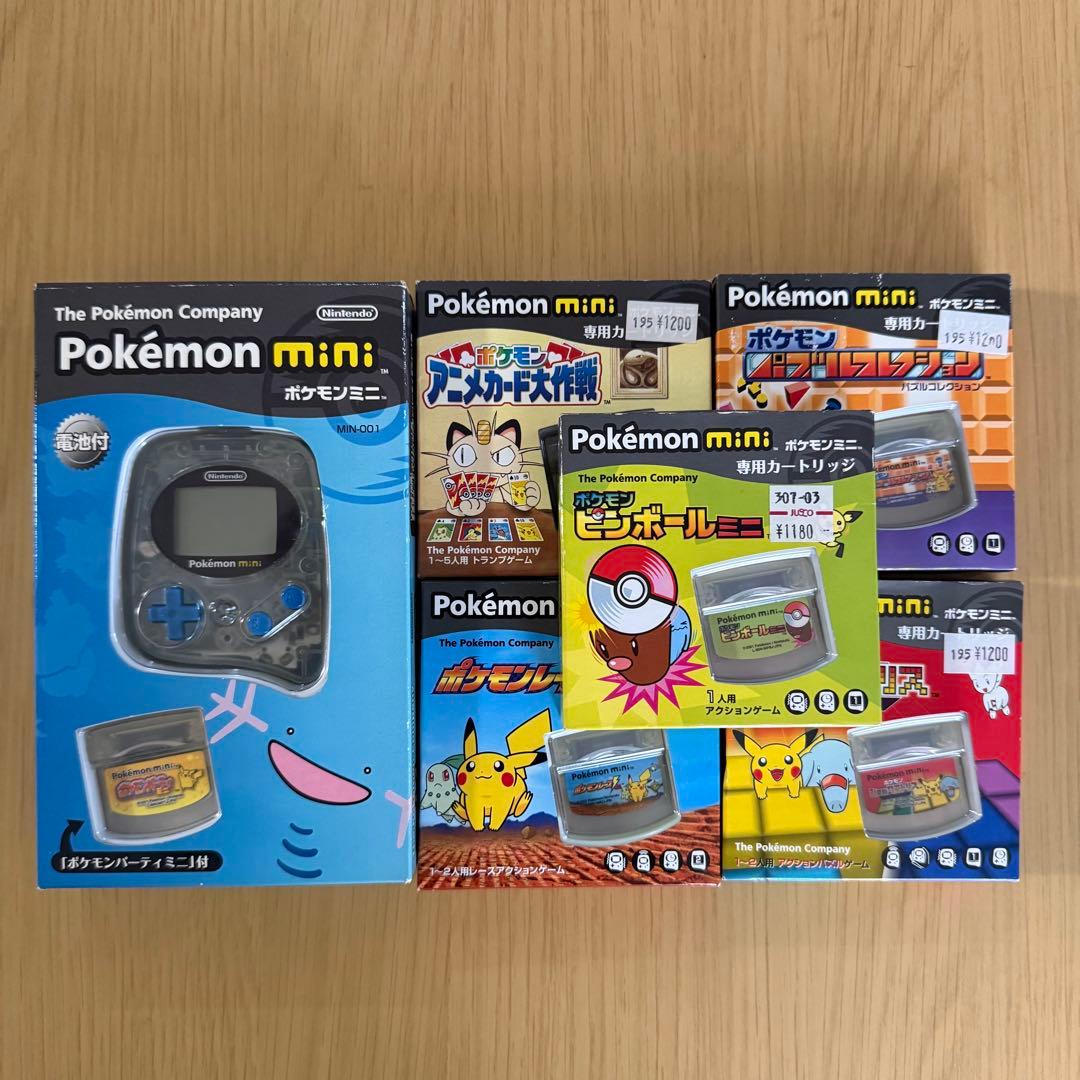 a*8様 任天堂 ポケモンミニ ウパーブルー 「ポケモンパーティミニ」付、ソフト