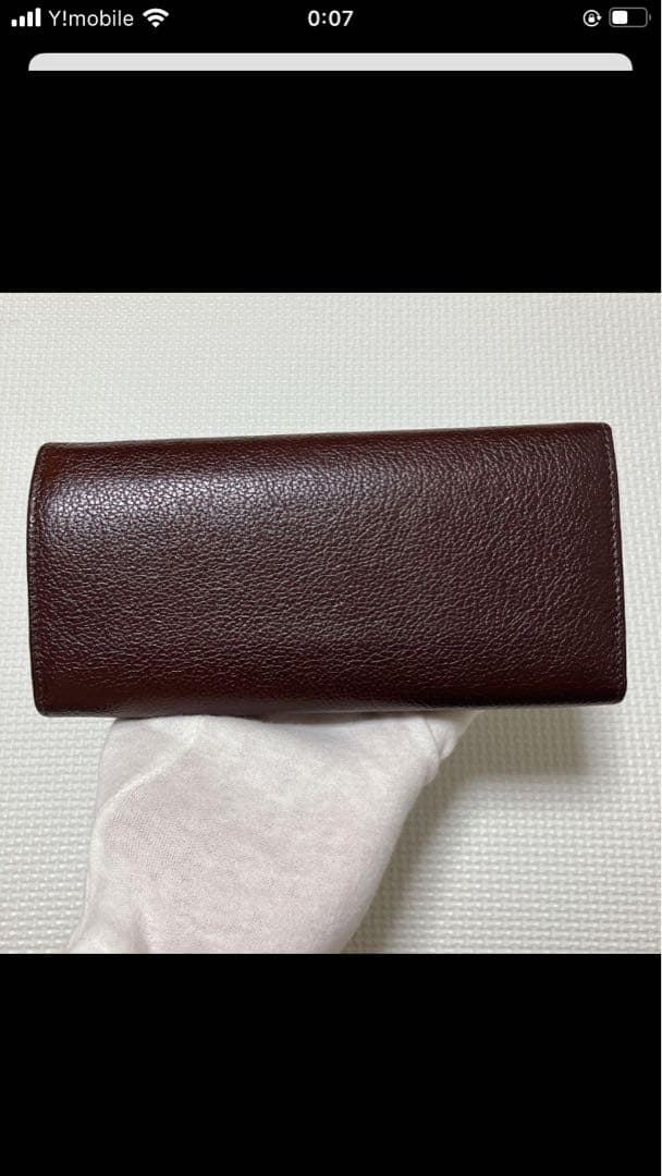 未使用　IL BISONTE イルビゾンテ レザー長財布　こげ茶　カード付き