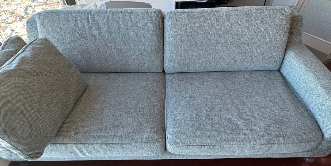 【美品】大塚家具ソファ 3人掛け「リーデル」