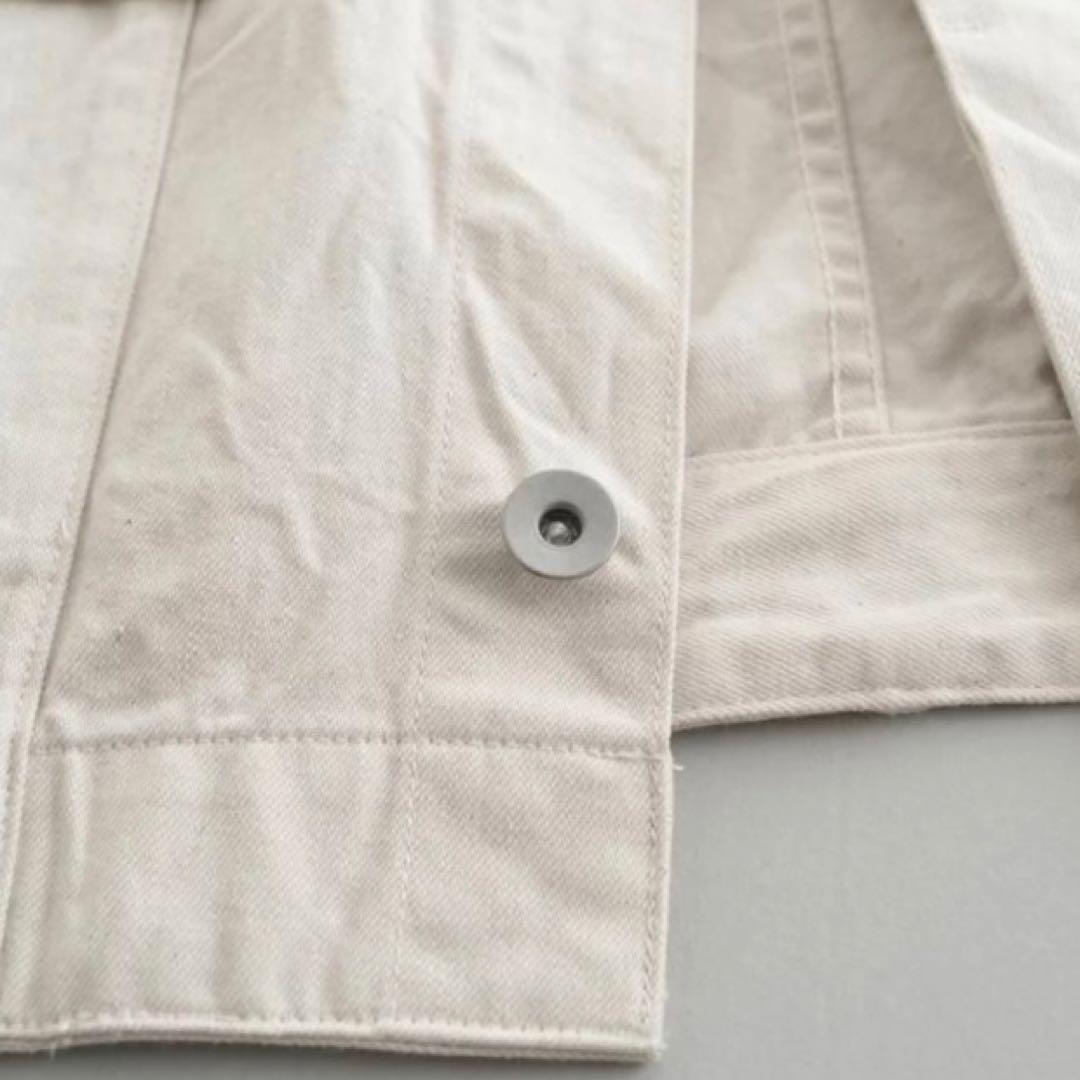 【STILL BY HAND】10オンス デニムカバーオール オフホワイト