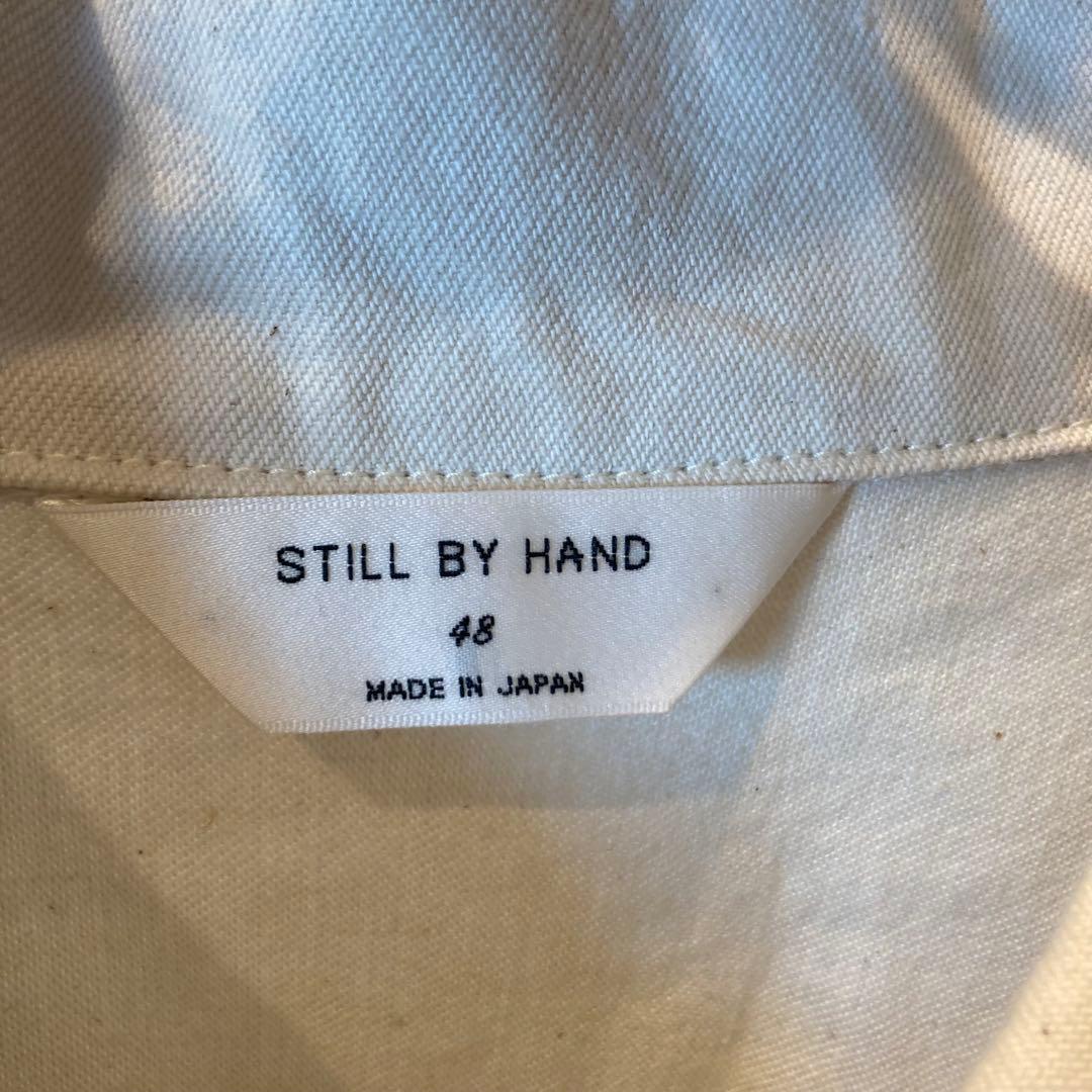 【STILL BY HAND】10オンス デニムカバーオール オフホワイト