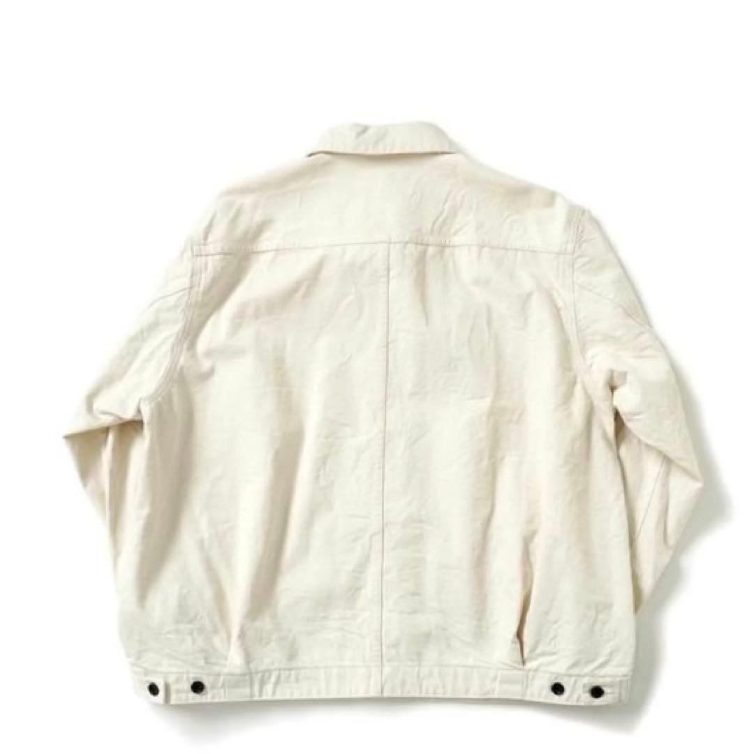 【STILL BY HAND】10オンス デニムカバーオール オフホワイト