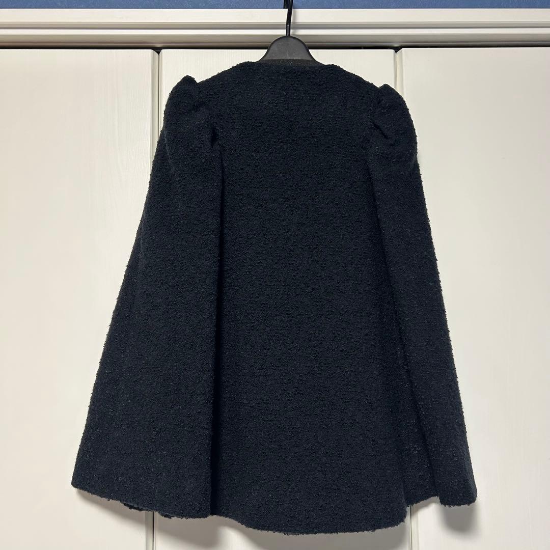 希少☆美品 MARONENONFEE マーロンエノンフィ ラウンドボタンポンチョ