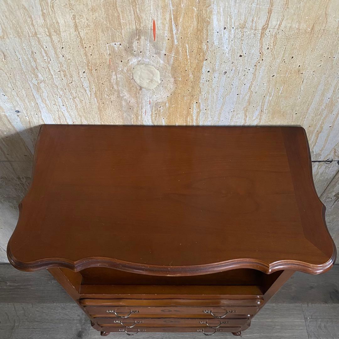 クラシック　猫脚　象嵌　ドロワーチェスト　サイドボード　電話台