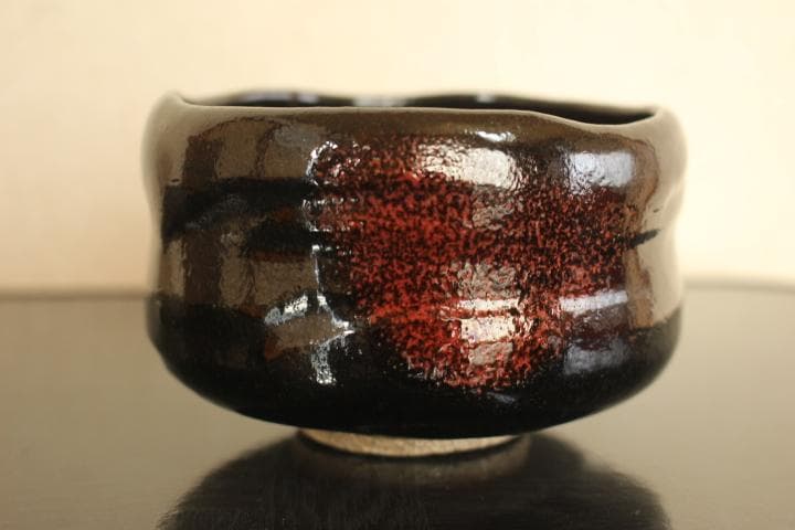 Ykey専用　楽吉左衛門　九代「了入」黒茶碗／裏千家　十四代「淡々斎」極め