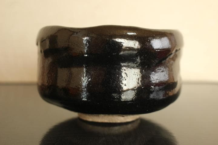 Ykey専用　楽吉左衛門　九代「了入」黒茶碗／裏千家　十四代「淡々斎」極め