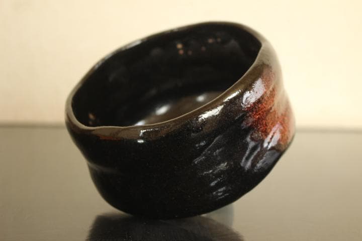 Ykey専用　楽吉左衛門　九代「了入」黒茶碗／裏千家　十四代「淡々斎」極め