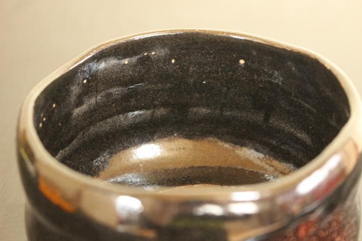 Ykey専用　楽吉左衛門　九代「了入」黒茶碗／裏千家　十四代「淡々斎」極め