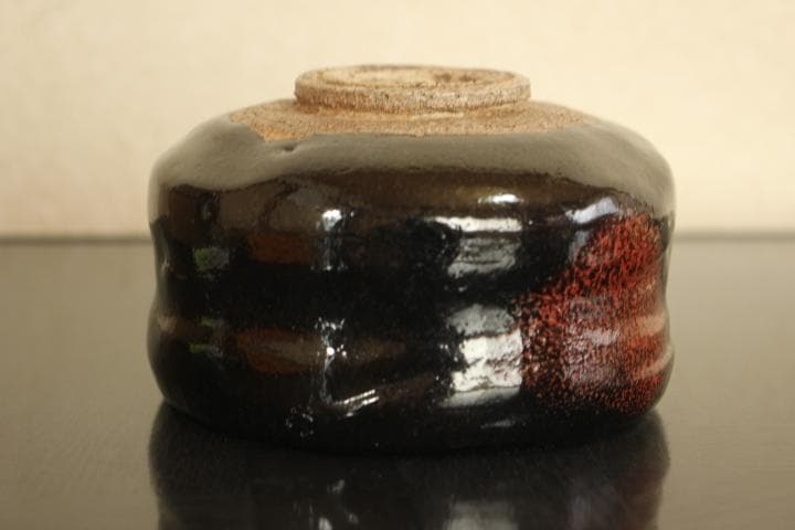 Ykey専用　楽吉左衛門　九代「了入」黒茶碗／裏千家　十四代「淡々斎」極め