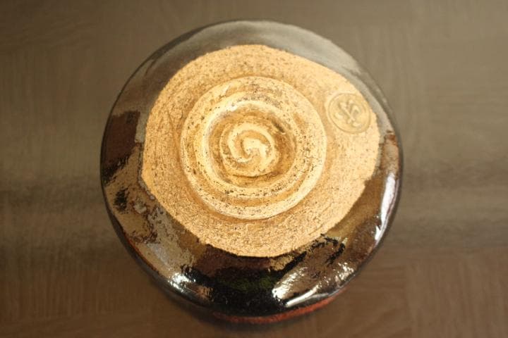 Ykey専用　楽吉左衛門　九代「了入」黒茶碗／裏千家　十四代「淡々斎」極め