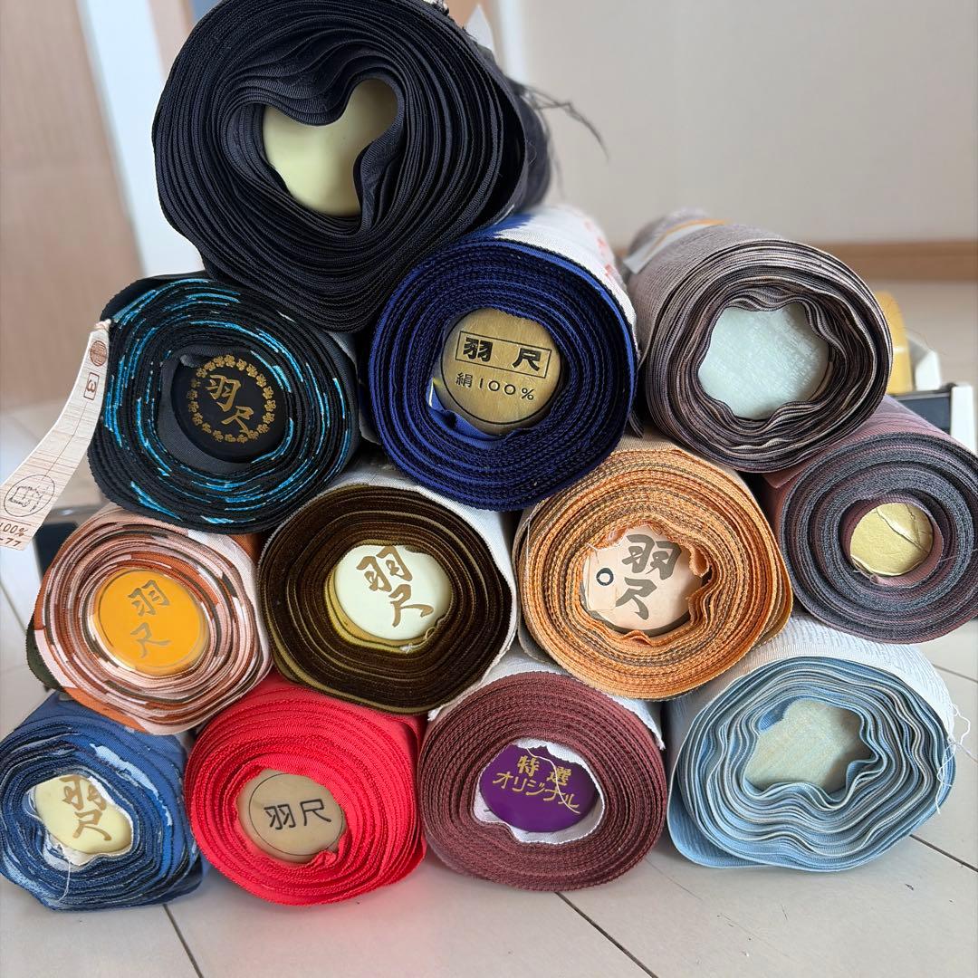 無*取様 ■S026■未使用品■正絹■美品多め　羽尺　反物　12点セット■大量ま