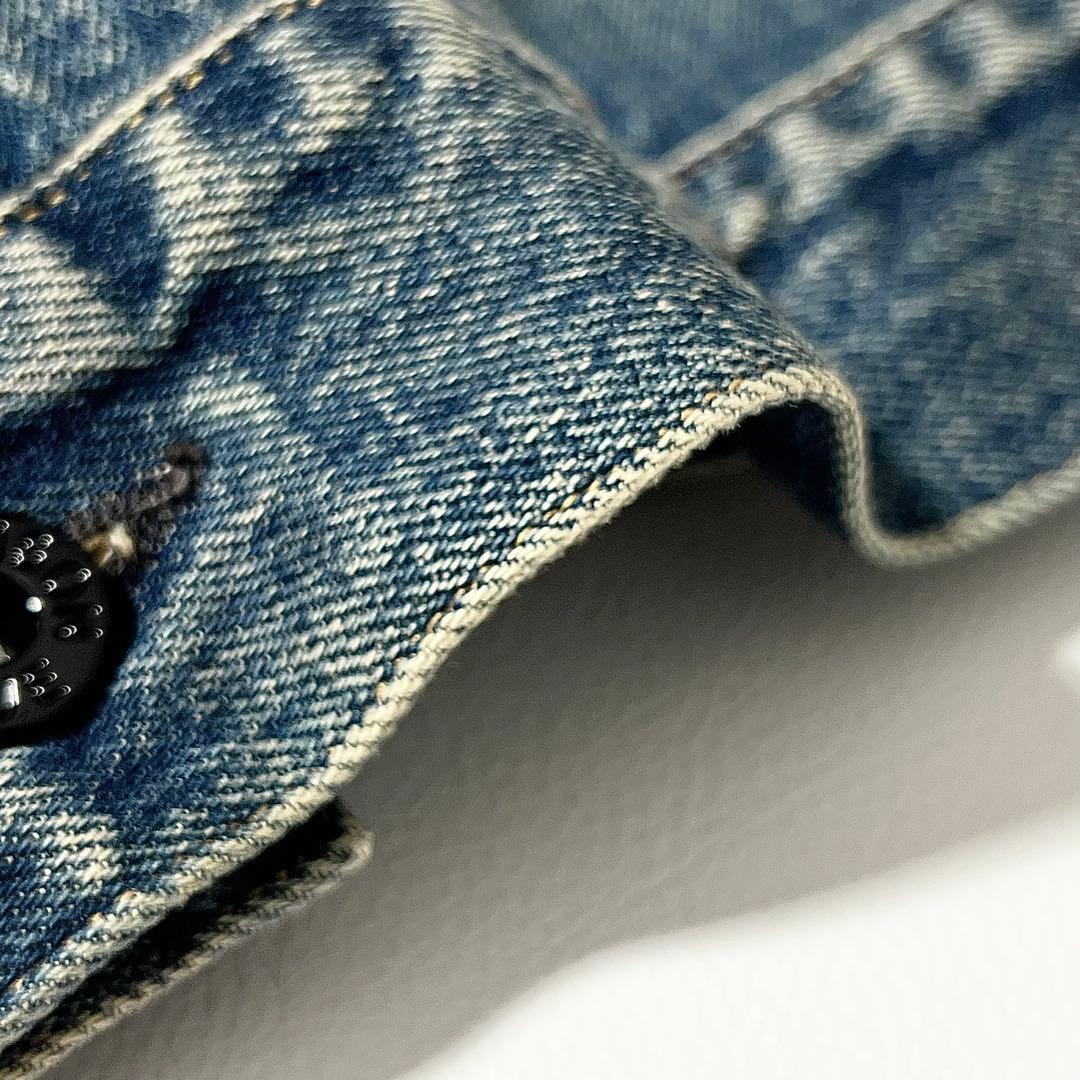 3354【美品】マディソンブルー　デニムジャケット Gジャン　インディゴ　S