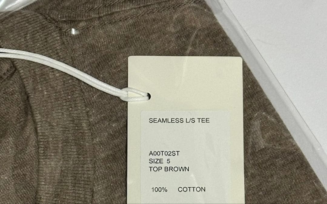 トップス AURALEE SEAMLESS L/S TEE 5