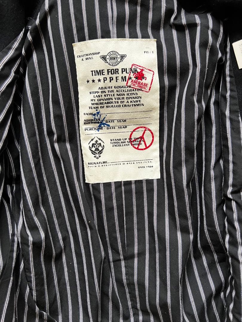 ジャケット・アウター 00s archive PPFM Gimmick Wool Jacket Y2K