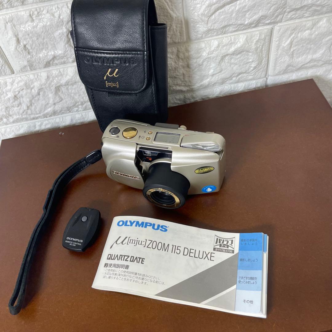 【完動 美品】OLYMPUS μ [mju:] ZOOM 115 DELUXE