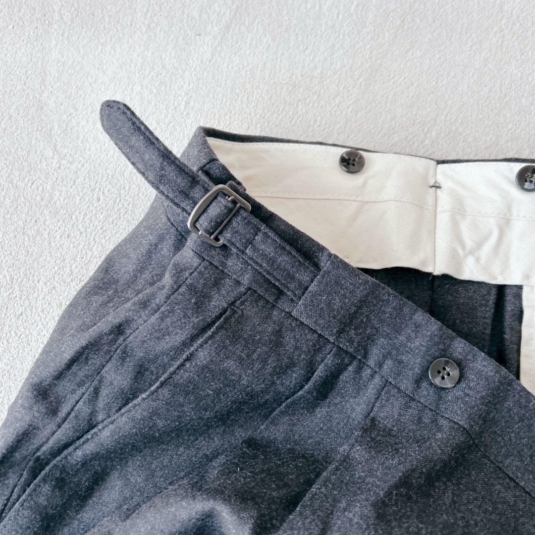 GERMANO BEAMS F サイドアジャスター スラックス フランネルウール