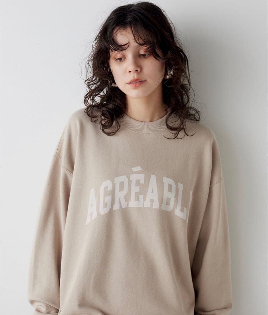 2025美品❣️完売品❣️Whim Gazette ＊ロゴスウェットプルオーバー＊