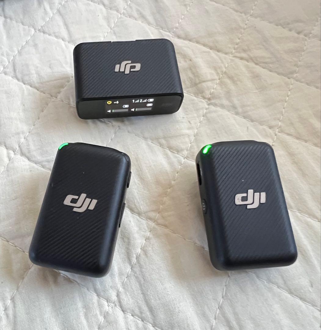 DJI Mic（第一世代）ワイヤレスマイクセット／動作良好・美品
