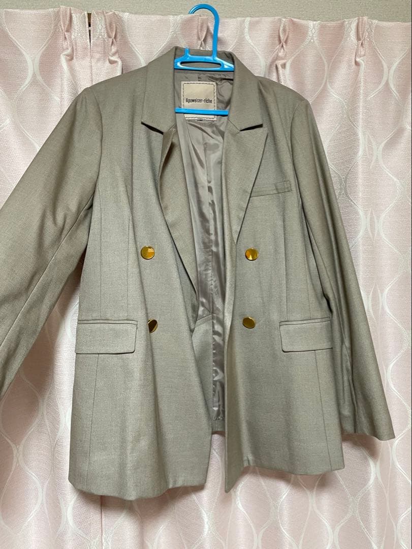 Apuweiser-riche ダブルテーラージャケット サイズ2