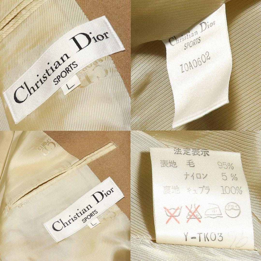 美品★L★Christian Dior★金ボタン ブレザージャケット★ウール