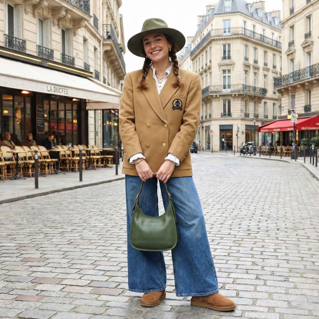 美品★L★Christian Dior★金ボタン ブレザージャケット★ウール