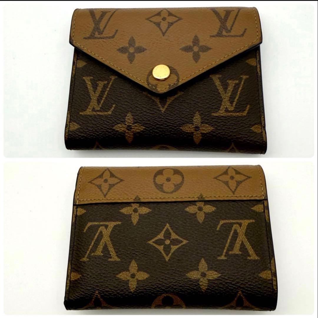ルイヴィトン　ヴィクトリーヌ　リバース　三つ折り財布