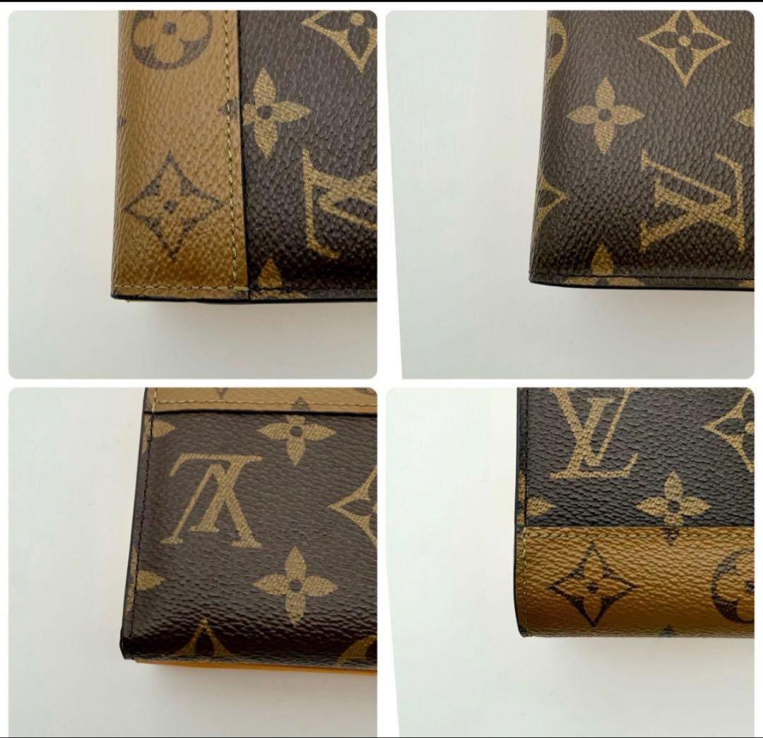 ルイヴィトン　ヴィクトリーヌ　リバース　三つ折り財布