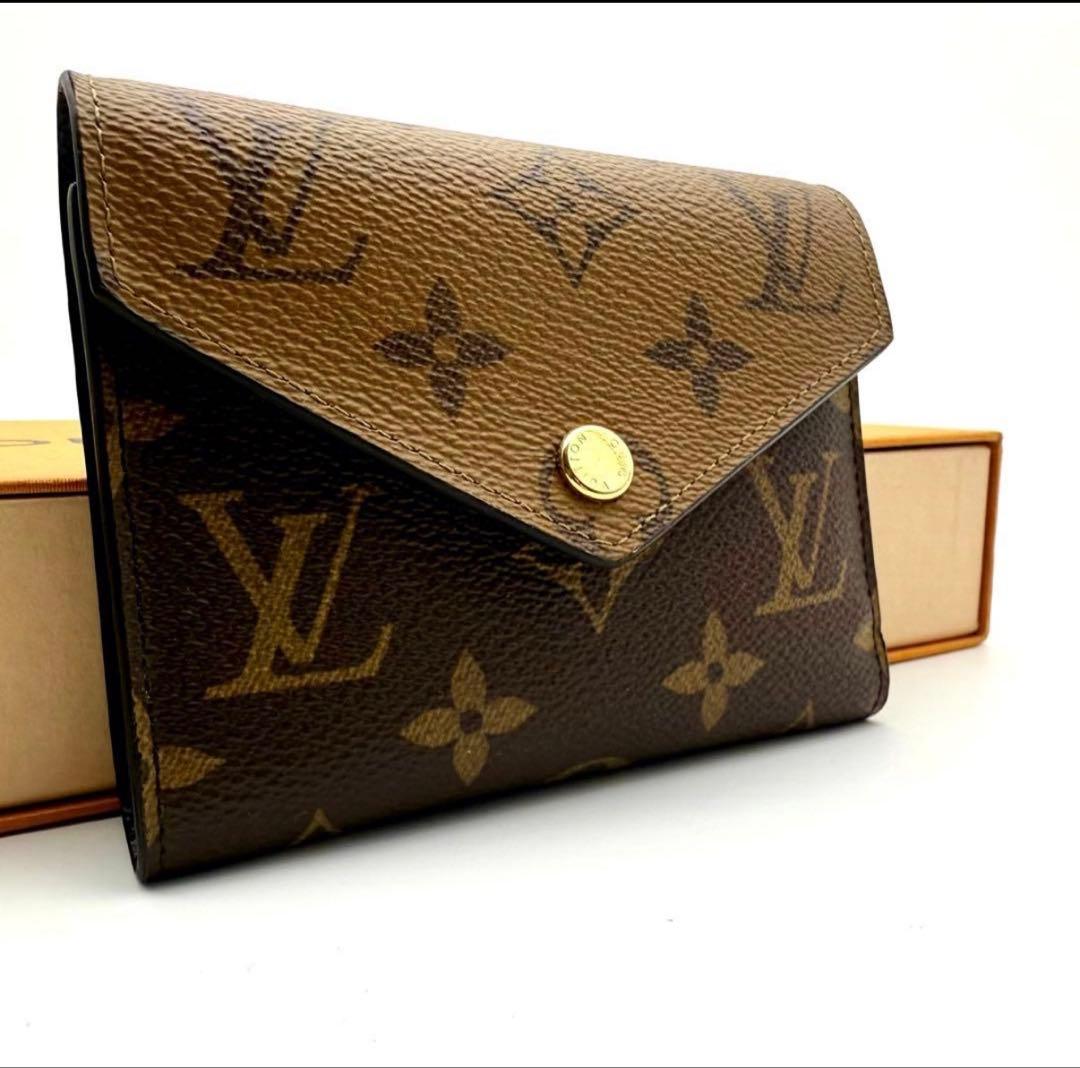 ルイヴィトン　ヴィクトリーヌ　リバース　三つ折り財布