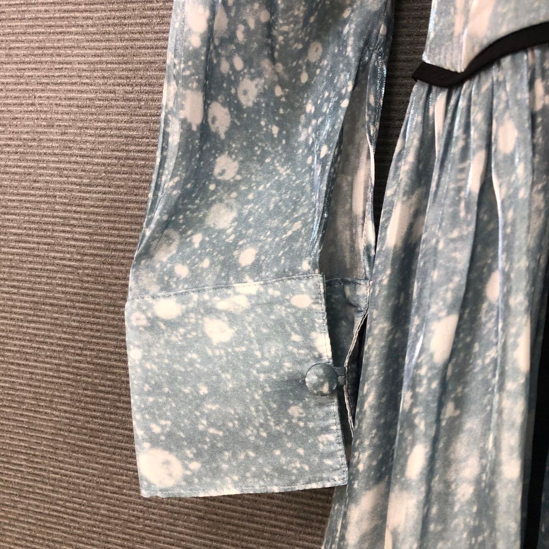 MURRAL \"Letter\" long dress レターロングドレス ブルー