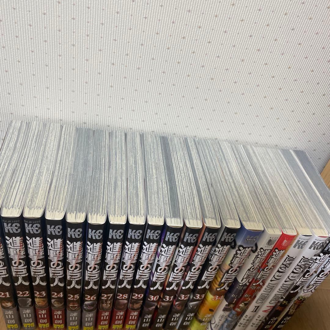 【美品】進撃の巨人 全34巻セット＋関連本6巻