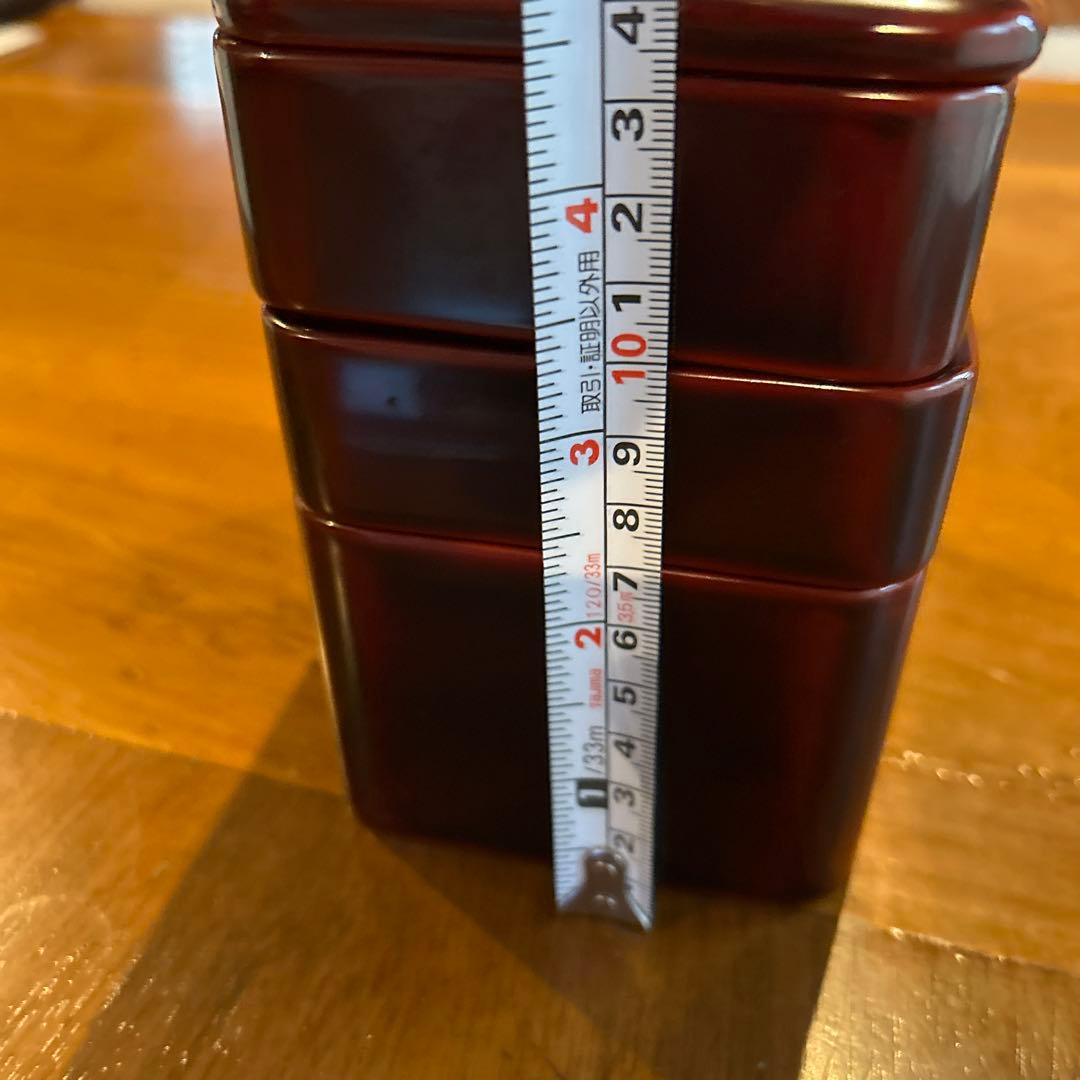 碧海輪島塗漆器弁当箱3段　2客　未使用美品