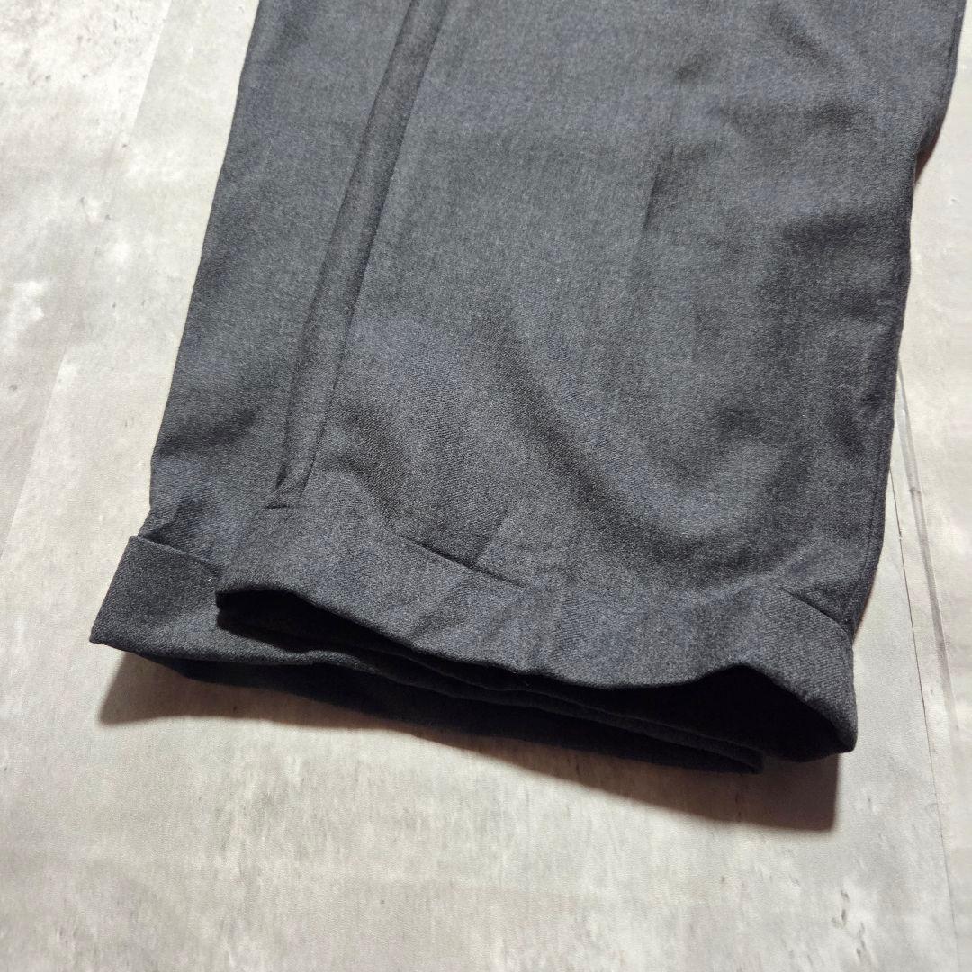 極上イタリア製90sBANANAREPUBLIC 2タックスラックスグレー稀少L