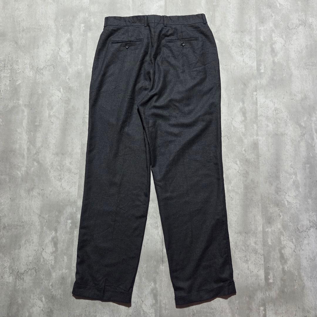 極上イタリア製90sBANANAREPUBLIC 2タックスラックスグレー稀少L