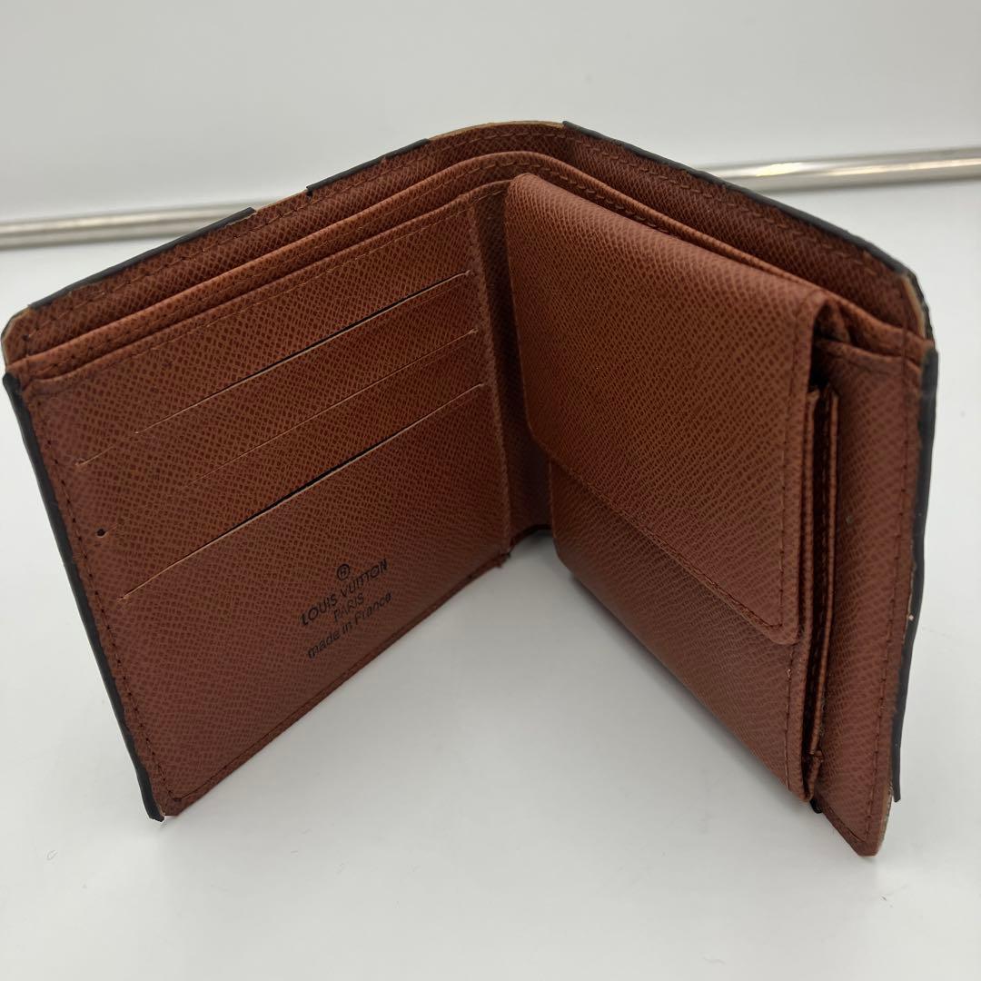 ルイヴィトン ポルトフォイユマルコ モノグラム 二つ折り財布