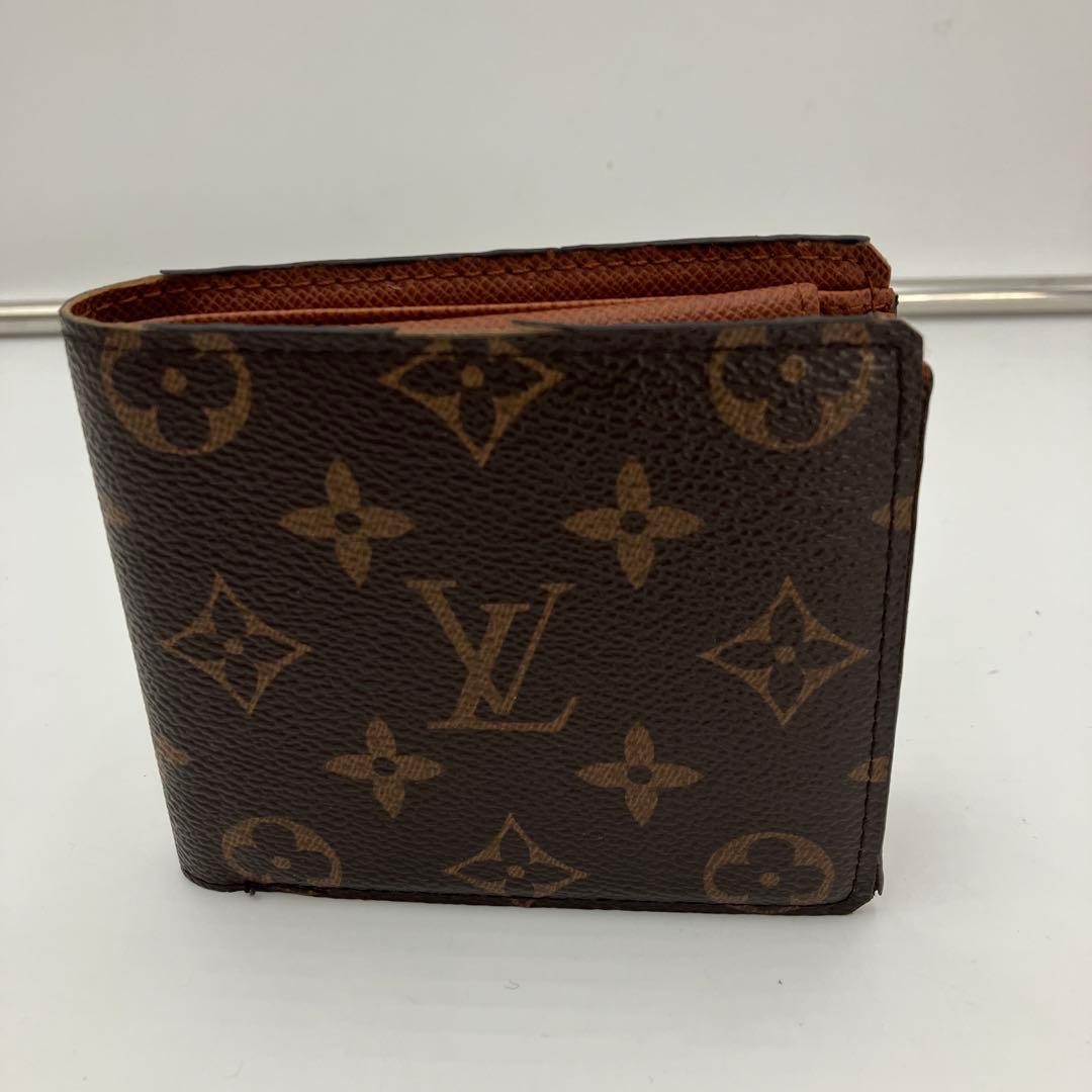 ルイヴィトン ポルトフォイユマルコ モノグラム 二つ折り財布